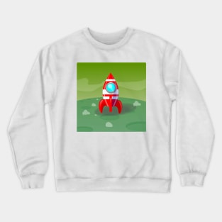 spaceship Crewneck Sweatshirt